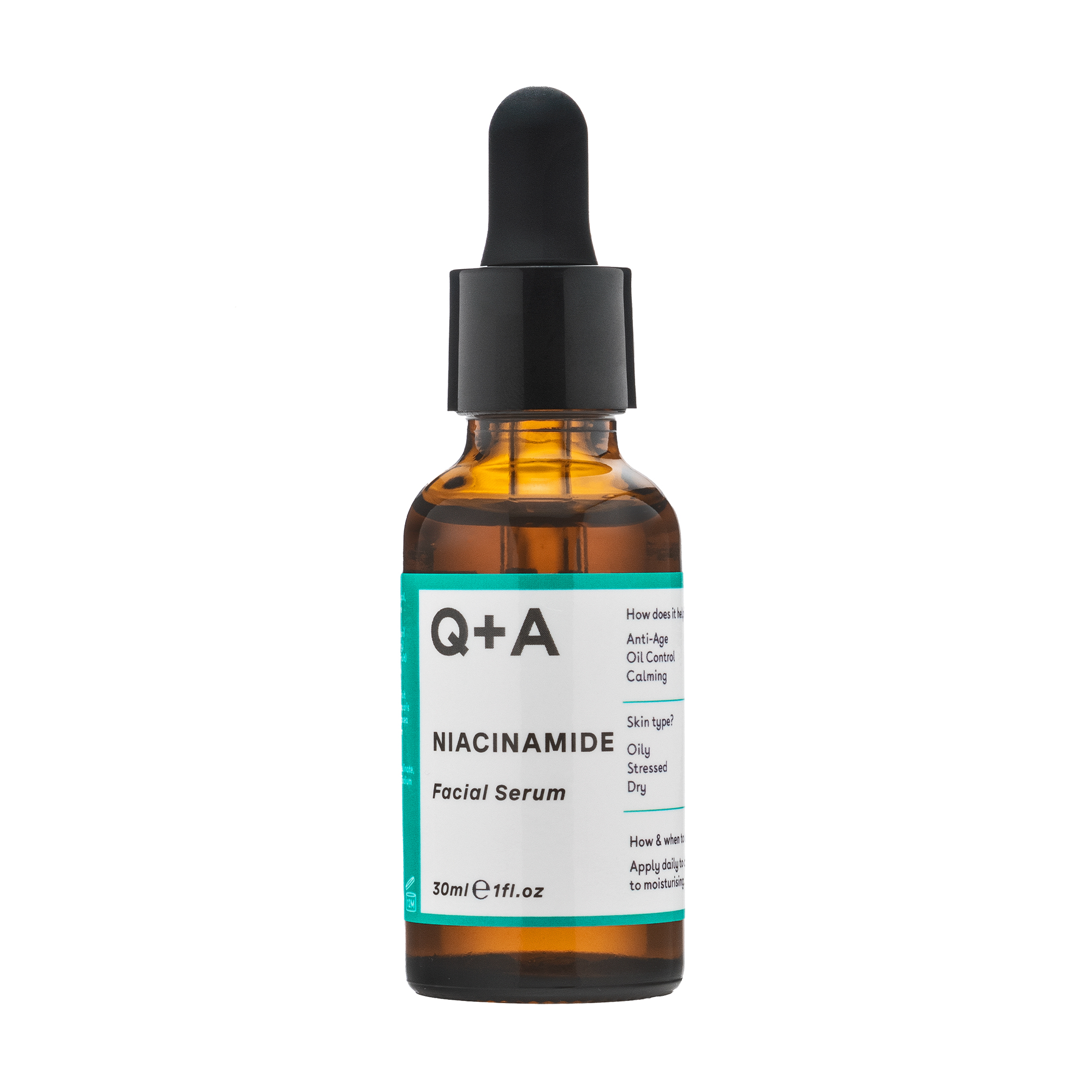 Сироватка для обличчя Q+A Niacinamide Facial Serum з ніацинамідом, 30 мл